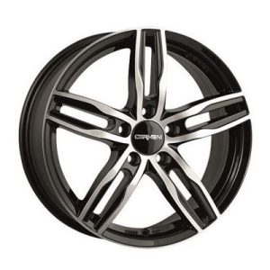 Llanta de aluminio Carmani 14 Paul 6.5x16 ET38 5x114.3 72.6 (Negro, Pulido) · Kia Niro