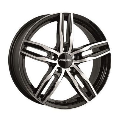 Llanta de aluminio Carmani 14 Paul 6.5x16 ET38 5x114.3 72.6 (Negro, Pulido) · Kia Niro