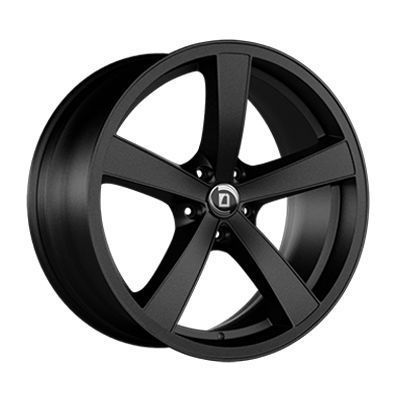 Llanta de aluminio Diewe Trina 8x18 ET35 5x114.3 76 (Negro) · Hyundai iX55
