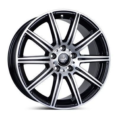 Llanta de aluminio Keskin KT16 8x18 ET45 5x112 66.6 (Negro, Pulido) · BMW X1
