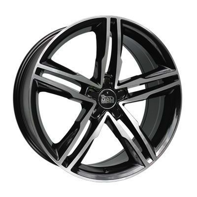 Llanta de aluminio MAM A1 8x18 ET30 5x112 66.5 (Negro, Pulido) · Cupra Formentor