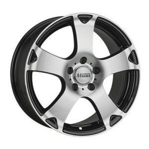 Llanta de aluminio Magma Seismo 6.5x16 ET43 5x108 70 (Negro, Pulido) · Alfa Romeo 166