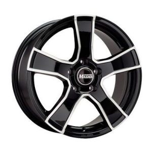 Magma Tezzo Llanta de aluminio Magma Tezzo 6.5x16 ET26 4x108 65 (Negro, Pulido) · Peugeot 207