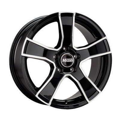 Magma Tezzo Llanta de aluminio Magma Tezzo 6.5x16 ET26 4x108 65 (Negro, Pulido) · Peugeot 207