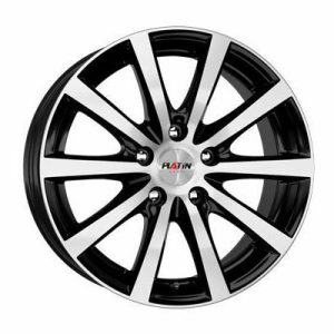 Llanta de aluminio Platin P69 6.5x16 ET42 5x108 72.6 (Negro, Pulido) · Volvo C70