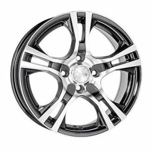 Llanta de aluminio Platin P53 6x15 ET38 4x100 63.4 (Negro, Pulido) · Dacia Spring