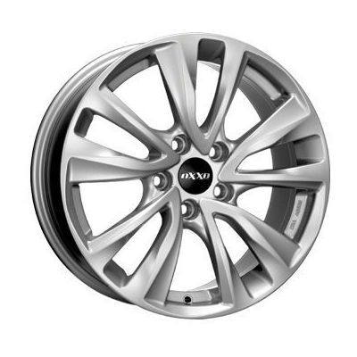 Llanta de aluminio Oxxo Oberon 5 6.5x16 ET50 5x114.3 60.1 (Gris, Plata) · Toyota Yaris