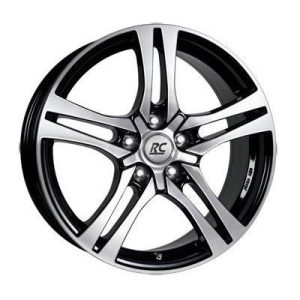 Llanta de aluminio RC-Design RC 26 6.5x15 ET38 5x100 63.4 (Brillante, Negro, Pulido) · Toyota Yaris
