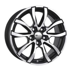 Llanta de aluminio RC-Design RC 23 7.5x17 ET38 5x114.3 72.6 (Brillante, Negro, Pulido) · Renault Mégane