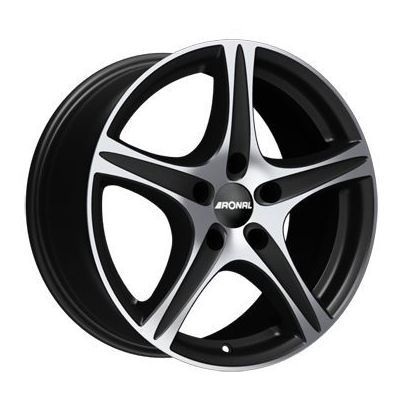 Llanta de aluminio Ronal R56 6.5x16 ET35 4x98 68 (Diamante, Mate, Negro) · Fiat Fiorino