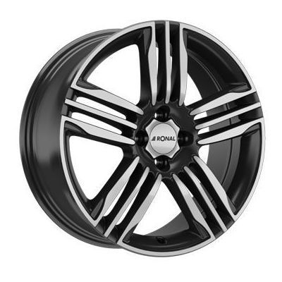 Ronal R57 Llanta de aluminio Ronal R57 7x17 ET45 4x100 68 (Diamante, Negro) · Dacia Sandero