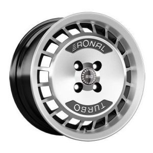 Llanta de aluminio Ronal R10 7x15 ET28 4x100 68 (Diamante, Negro) · Volkswagen Golf I/Jetta I