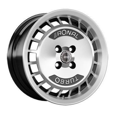 Ronal R10 Llanta de aluminio Ronal R10 7x15 ET37 4x100 68 (Diamante, Negro) · Chevrolet Spark