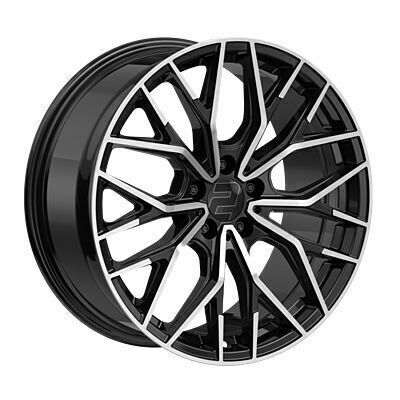 Llanta de aluminio 2DRV WH37 8.5x19 ET40 5x108 72.6 (Negro) · Ford Puma