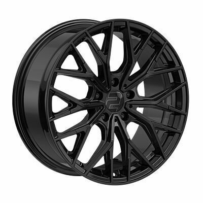 Llanta de aluminio 2DRV WH37 8.5x19 ET40 5x108 72.6 (Negro) · Ford Puma