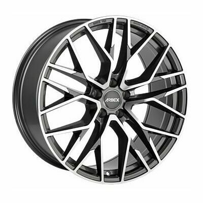 Llanta de aluminio Arbex 9 7.5x17 ET30 5x112 66.7 (Pulido, Titanio) · BMW Serie 3