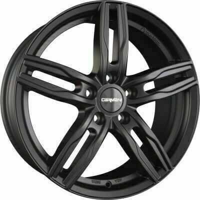 Llanta de aluminio Carmani 14 Paul 6.5x16 ET38 5x100 63.4 (Mate, Negro) · Volkswagen Polo
