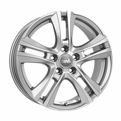 Llanta de aluminio DBV Andorra II 8x19 ET42 5x108 70.1 (Plata) · Ford Puma
