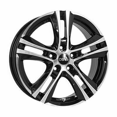 DBV Andorra II Llanta de aluminio DBV Andorra II 8x19 ET42 5x108 70.1 (Negro) · Ford Puma