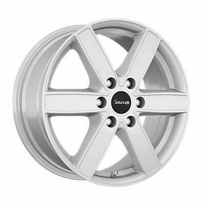 Llanta de aluminio Avus AC-V61 7.5x17 ET55 6x139.7 93.1 (Plata) · Ford Ranger