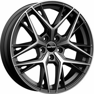 Llanta de aluminio GMP Italia Lunica 8.5x20 ET45 5x112 66.6 (Antracita, Diamante, Mate) · Xpeng G6