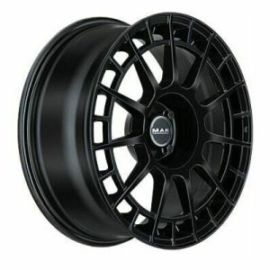 Llanta de aluminio MAK NTT 7x18 ET35 4x98 58.1 (Brillante, Negro) · Fiat 500