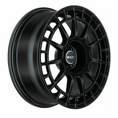 Llanta de aluminio MAK NTT 7x18 ET35 4x98 58.1 (Brillante, Negro) · Fiat 500