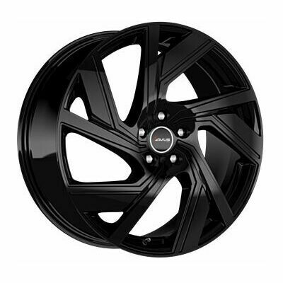Llanta de aluminio Avus AC-521 9.5x19 ET45 5x114 64.1 (Negro) · Tesla Model Y