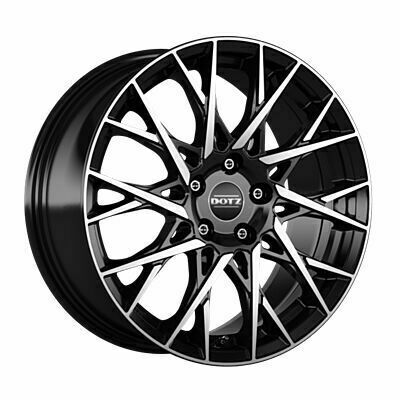 Dotz Fuji Llanta de aluminio Dotz Fuji 7.5x18 ET35 4x100 60.1 (Negro, Pulido) · Fiat 500