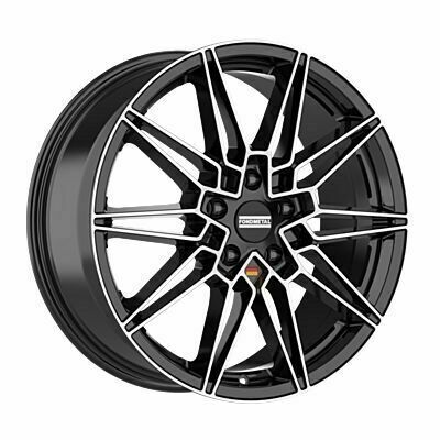 Fondmetal Thoe Llanta de aluminio Fondmetal Thoe 9x19 ET20 5x112 66.5 (Brillante, Negro) · Porsche Macan