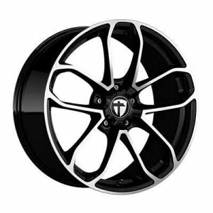 Llanta de aluminio Tomason AR2 10x22 ET20 5x112 66.6 (Negro, Pulido) · Audi RS Q8