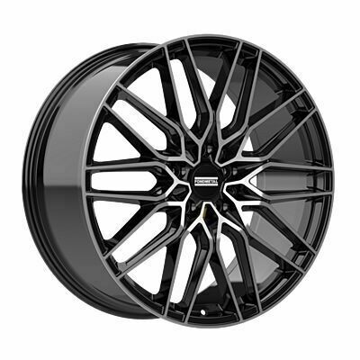 Llanta de aluminio Fondmetal Cratos 11x21 ET30 5x112 66.5 (Brillante, Negro) · Mercedes GT