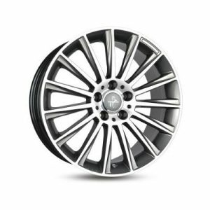 Llanta de aluminio Keskin KT18 7x17 ET38 5x112 66.6 (Pulido) · Volkswagen Tiguan