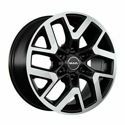 Llanta de aluminio MAK Gravel 8x18 ET20 6x139.7 112 (Negro) · Hyundai Terracan