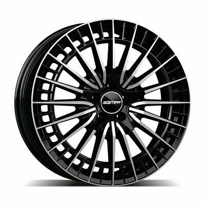GMP Italia Qstar Llanta de aluminio GMP Italia Qstar 8x19 ET35 5x130 66.5 (Diamante, Negro) · Audi Q6