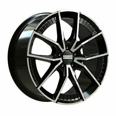 Llanta de aluminio Fondmetal Elatha 8.5x19 ET21 5x112 66.5 (Brillante, Negro) · Audi RS3