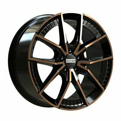 Llanta de aluminio Fondmetal Elatha 9.5x21 ET20 5x112 66.5 (Negro) · Rolls Royce Ghost