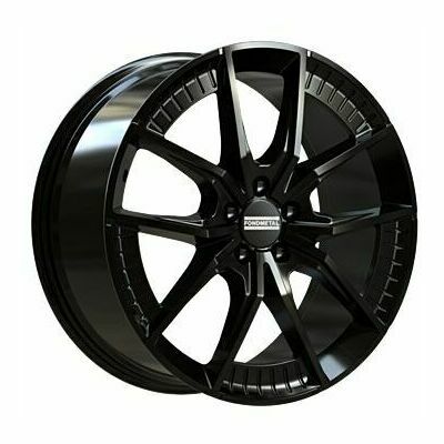 Llanta de aluminio Fondmetal Elatha 9x20 ET20 5x112 66.5 (Brillante, Negro) · Porsche Macan