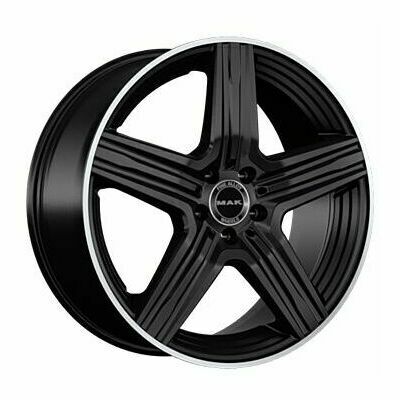 MAK Lewis Llanta de aluminio MAK Lewis 8x20 ET48 5x112 66.6 (Brillante, Negro) · Ssangyong Korando