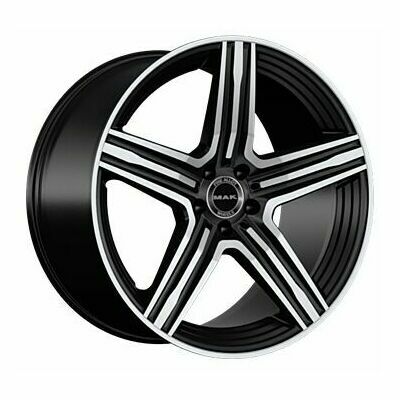 Llanta de aluminio MAK Lewis-D 9.5x20 ET22 5x112 66.6 (Negro) · Porsche Macan