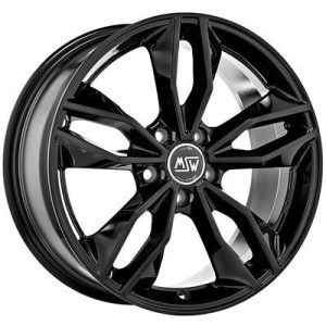 Llanta de aluminio MSW 71 8x19 ET35 5x112 73.1 (Brillante, Negro) · Jeep Renegade