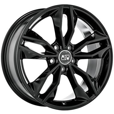 Llanta de aluminio MSW 71 8x19 ET35 5x112 73.1 (Brillante, Negro) · Jeep Renegade