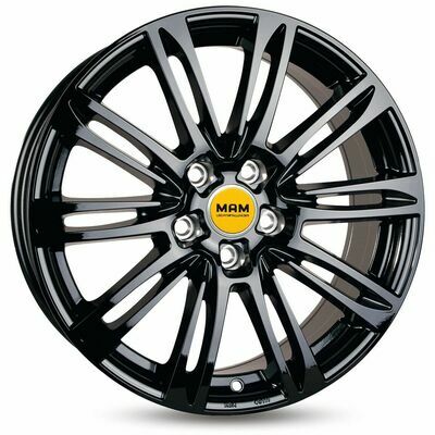 MAM A4 Llanta MAM A4 7.5x17 ET37 5x100 63.4 (Negro) · Seat Ibiza