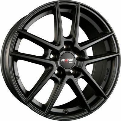 Llanta de aluminio Platin P73 6x15 ET38 4x100 63.3 (Negro) · Renault Clio