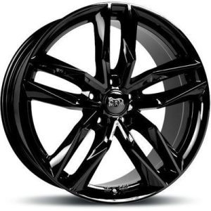 Llanta de aluminio MAM RS3 7x16 ET38 5x112 66.6 (Negro) · Seat Leon