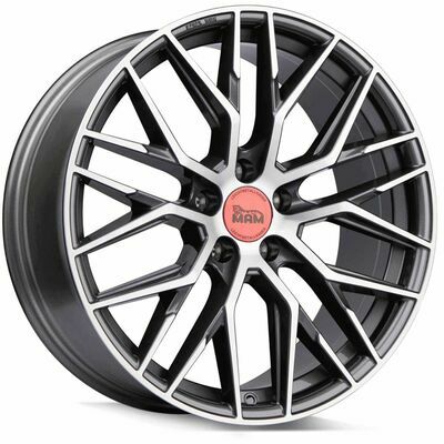 MAM RS4 Llanta de aluminio MAM RS4 7.5x17 ET35 5x112 66.6 (Pulido) · Seat Leon