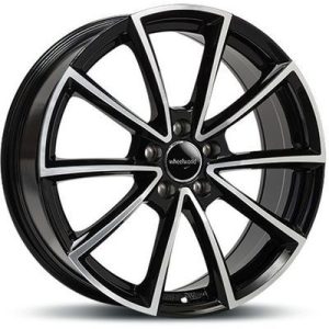 Llanta Wheelworld WH28 7.5x17 ET35 5x112 66.6 (Brillante, Negro, Pulido)