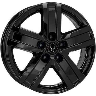 Llanta de aluminio Rial Transporter 7x17 ET45 5x108 65.1 (Brillante, Negro) · Citroën Jumpy
