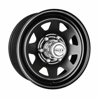 Llanta de aluminio Dotz Pharao 6x15 ET45 5x139.7 110 (Negro) · Lada Niva/Taiga