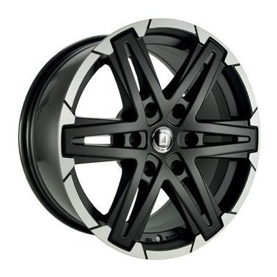 Llanta de aluminio Diewe Grezzo 8.5x18 ET42 6x114.3 66.1 (Negro) · Renault Alaskan